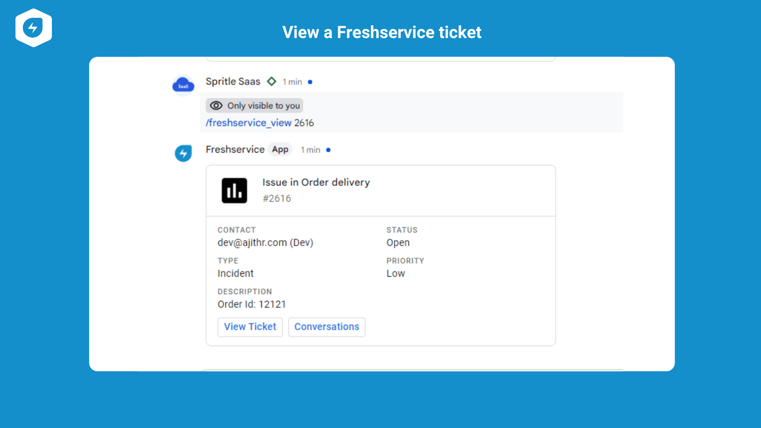 Freshservice Tickets