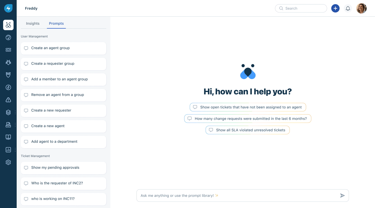 Conversational-service-desk-action