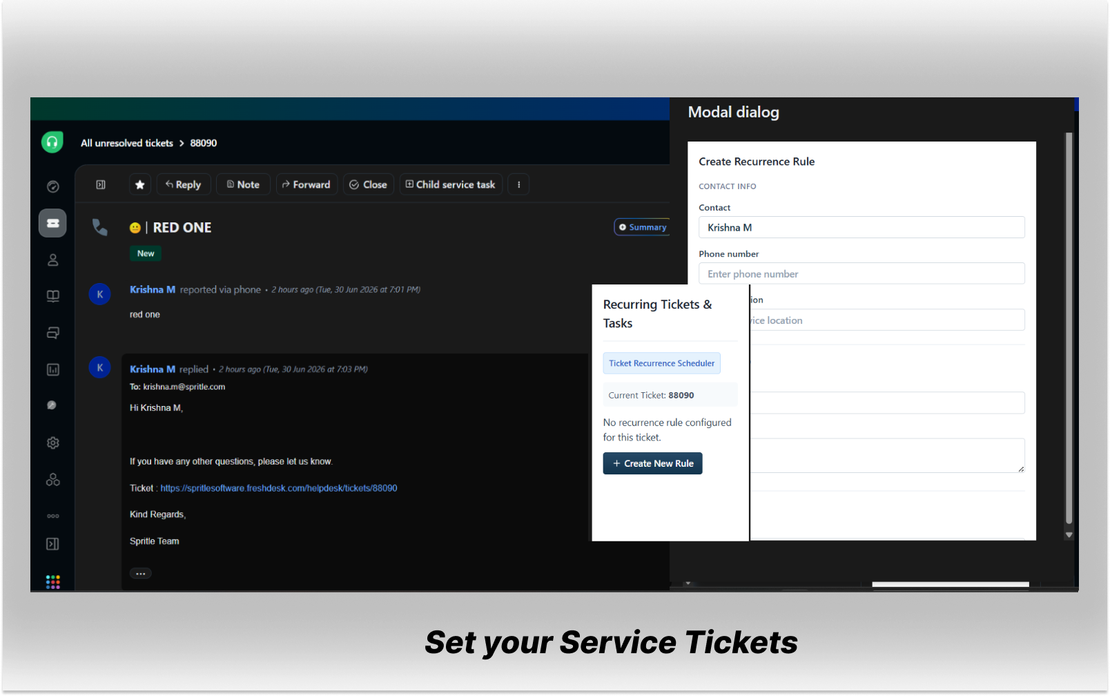Recurring Service Task screenshot 4