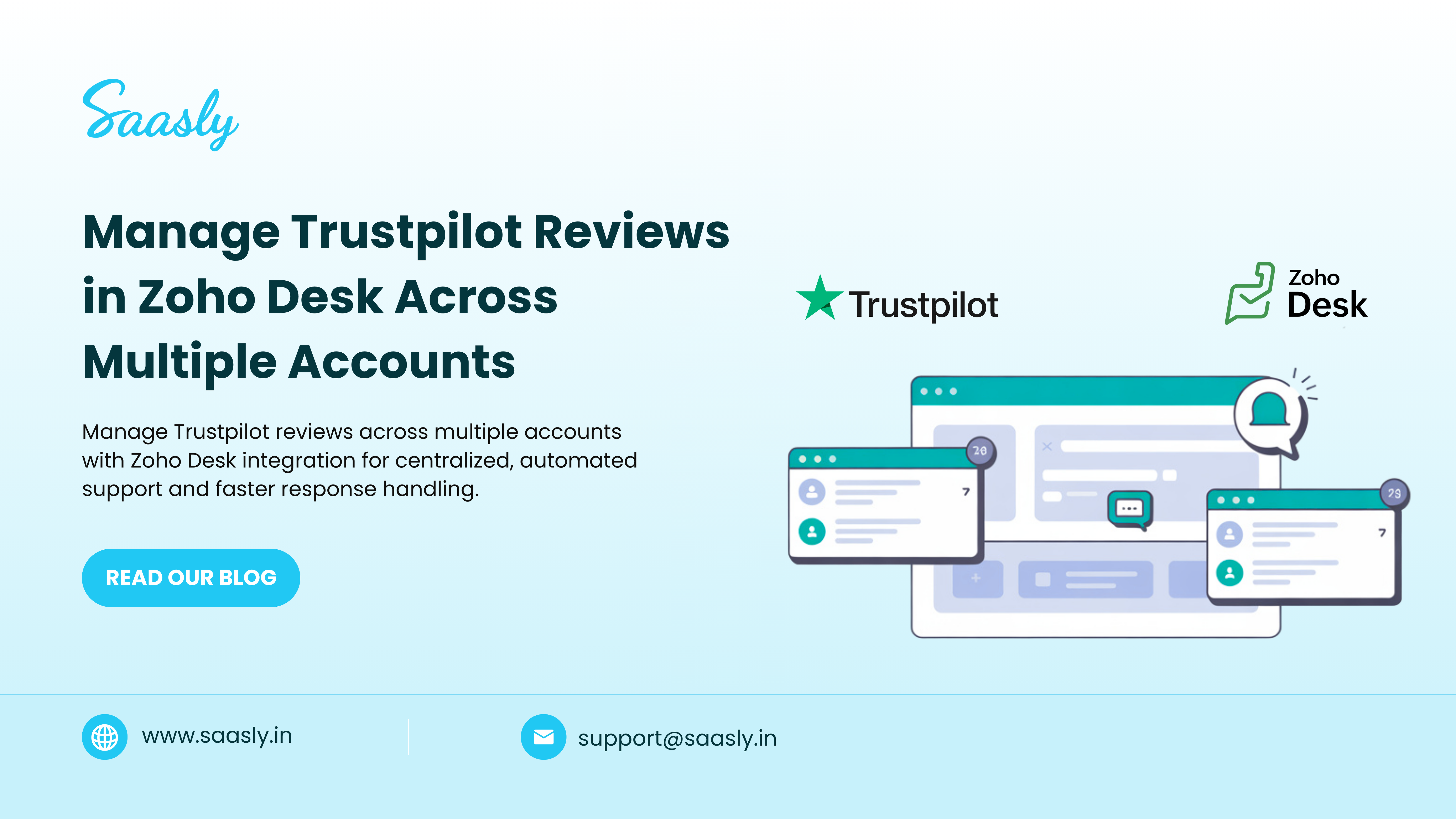 Manage Trustpilot Reviews in Zoho Desk Across Multiple Accounts