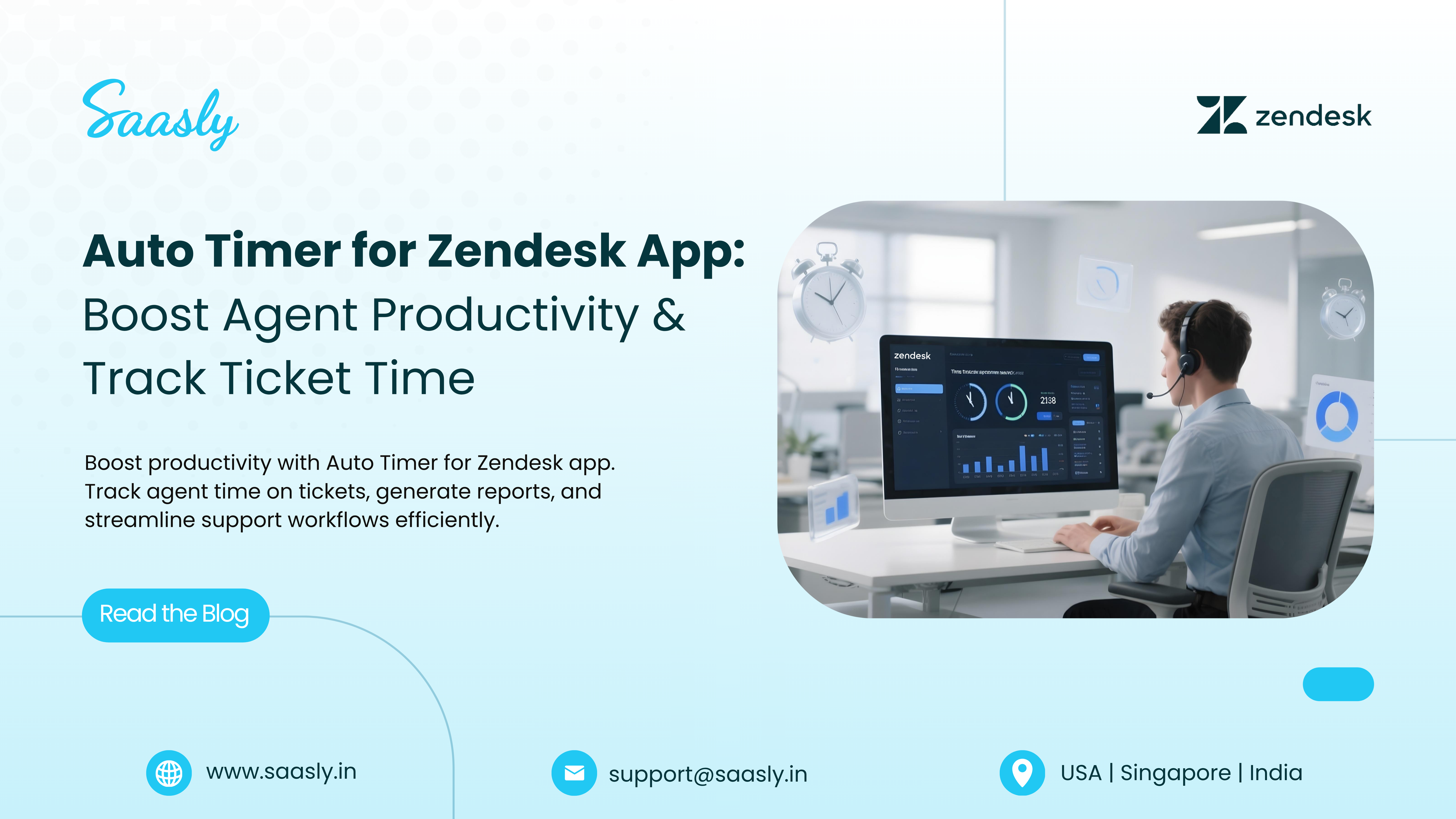 Auto Timer for Zendesk App: Boost Agent Productivity & Track Ticket Time