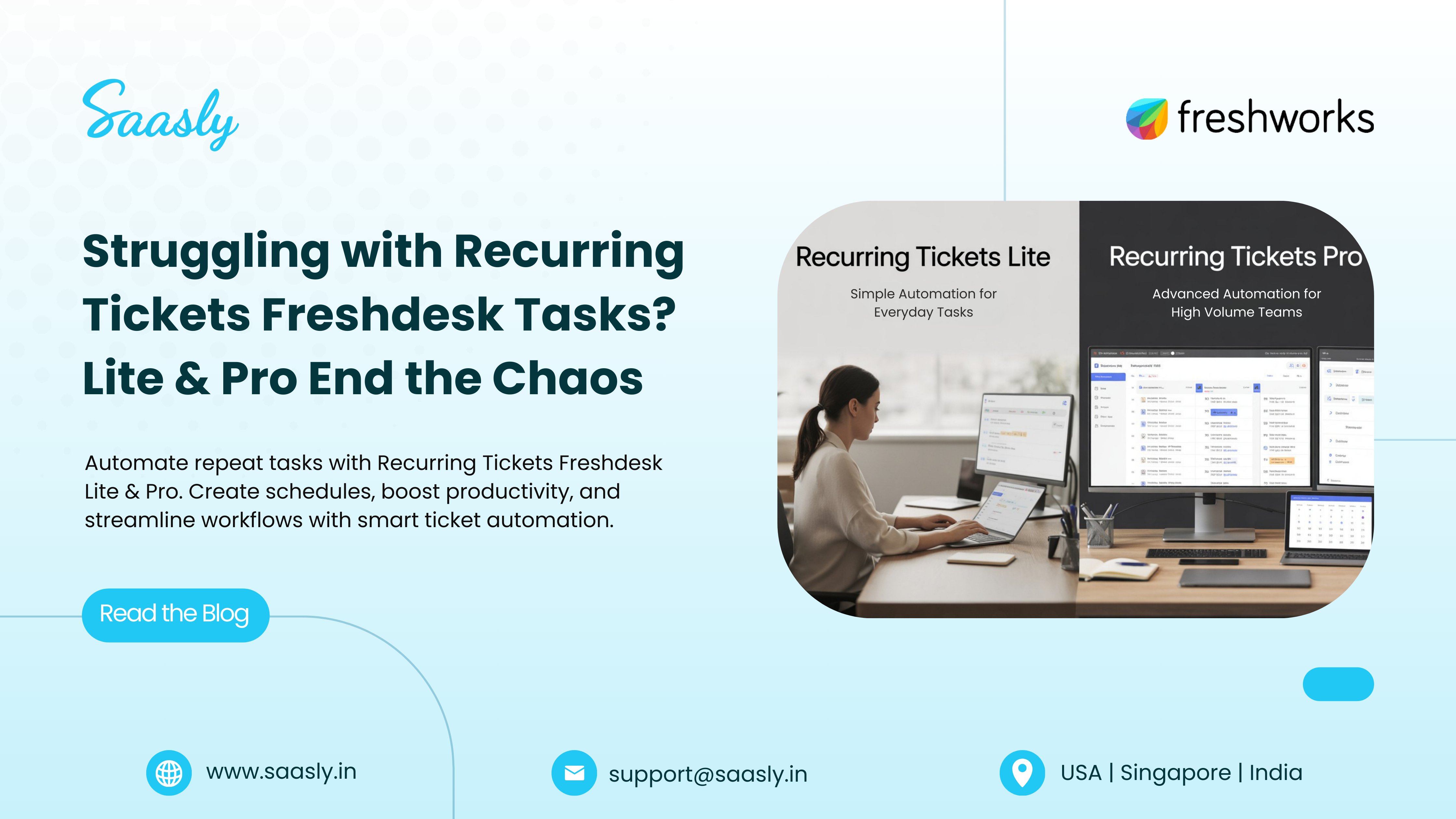 Struggling with Recurring Tickets Freshdesk Tasks? Lite & Pro End the Chaos